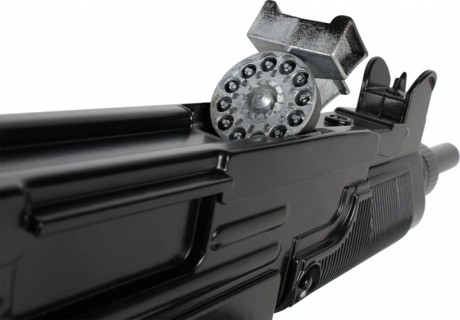 Fusil-mitrailleur en métal noir 12 coups