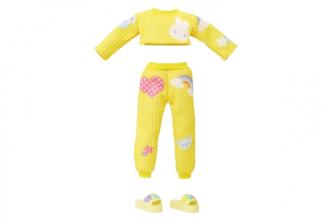 Rainbow High Junior Fashion poupée en pyjama - Sunny Madison