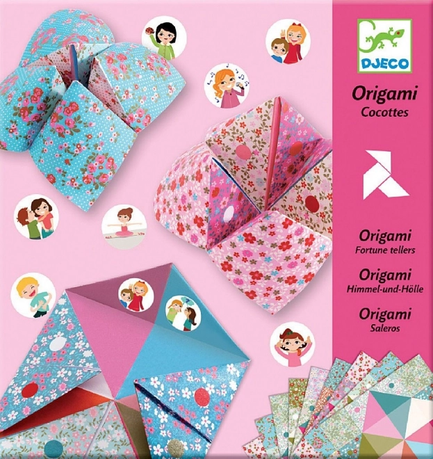 DJECO Origami Paradis, Enfer, Ciel (rose)