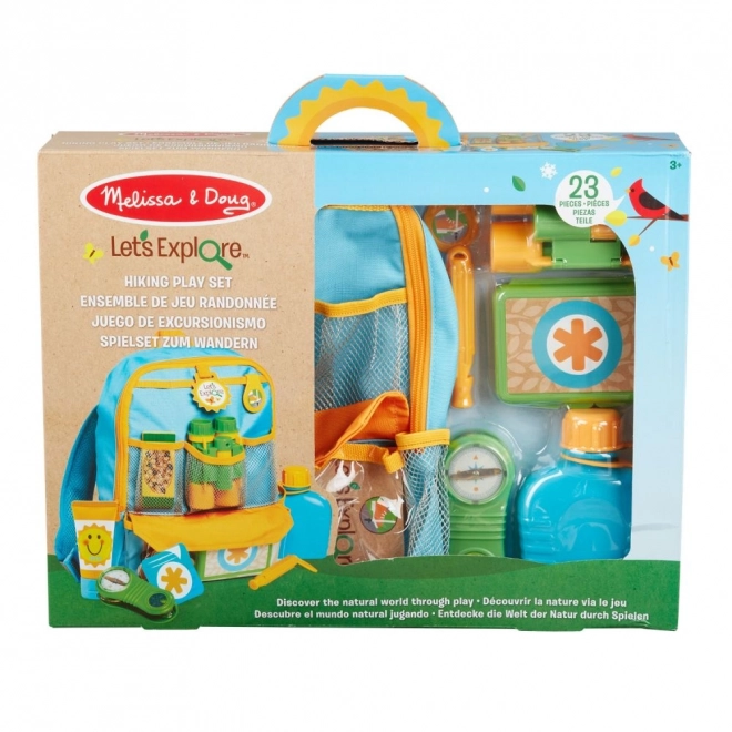 ensemble de jeu pour petits explorateurs avec sac à dos Melissa & Doug Let's Explore