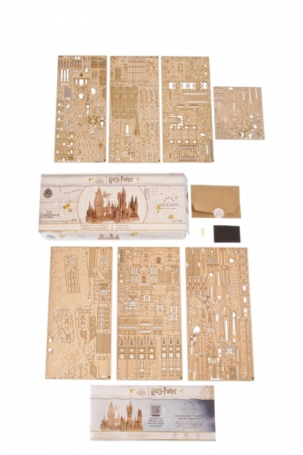 Ugears 3D puzzle mécanique en bois Château de Poudlard, Harry Potter