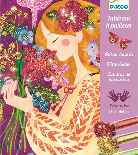 Filles fleuries scintillantes de Djeco
