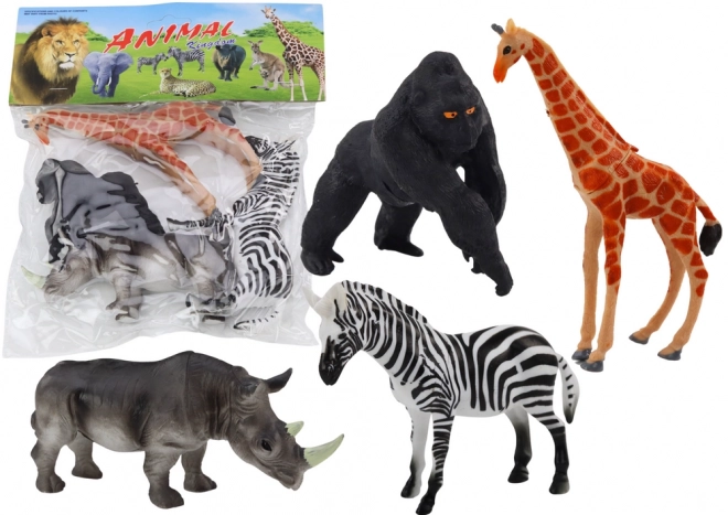 Ensemble d'animaux africains – 4 pièces