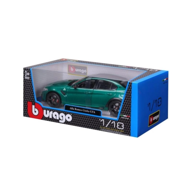 Bburago 1:18 Plus - Alfa Romeo Giulia GTA - Métallisé Vert