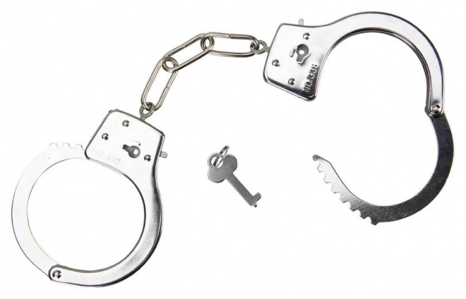 Menottes métalliques pour enfants pour jouer aux policiers et voleurs