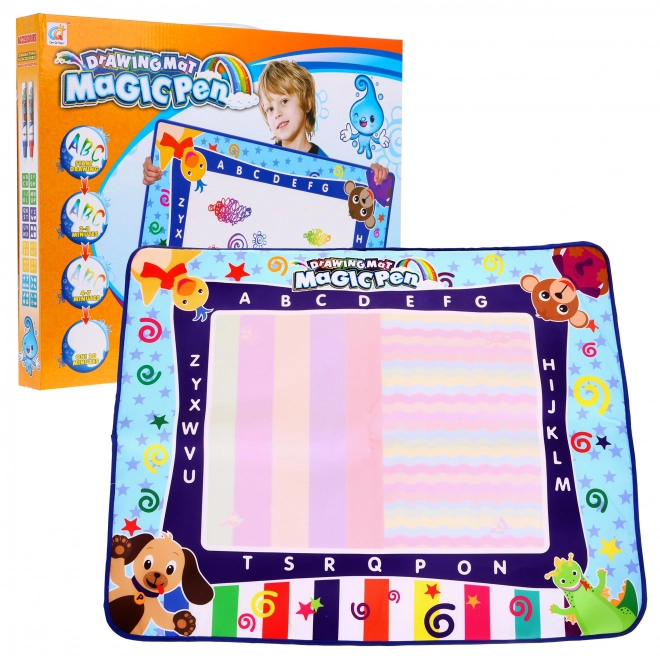 Tapis de dessin à l'eau avec accessoires pour enfants 3+