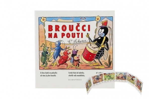 Livre cartonné Brouczki à la foire 15,5x15cm 24m+