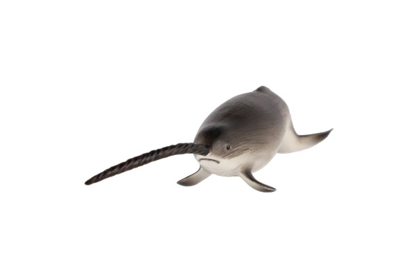 Narval unicorn en plastique zoo 20cm dans un sac