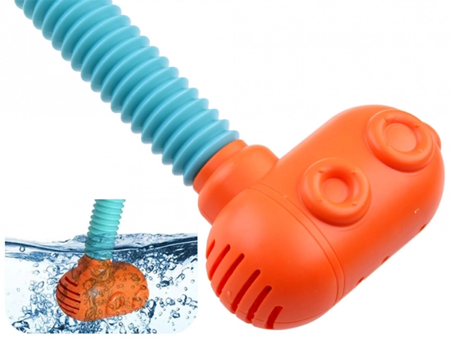 Girafe de bain joyeuse avec effet de douche aquatique