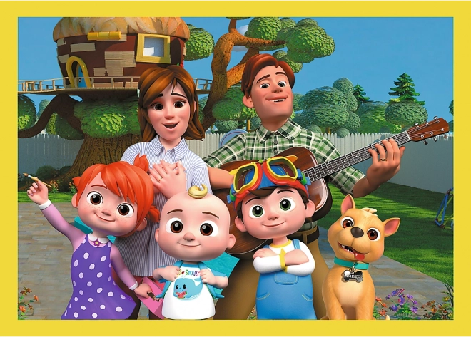 TREFL Puzzle Cocomelon : Rencontrez 4en1 (12,15,20,24 pièces)