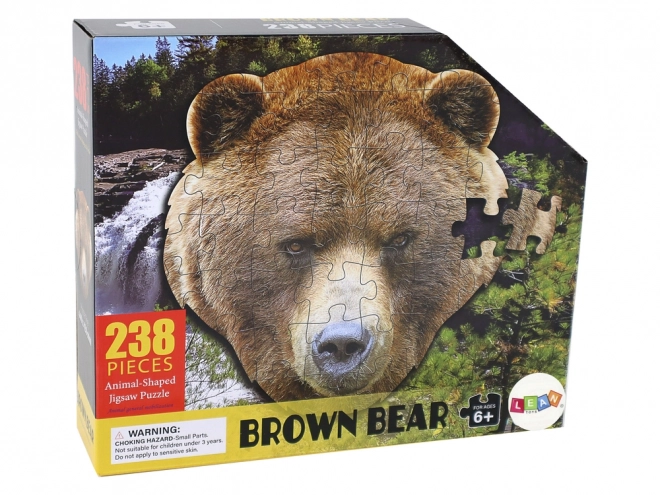 Puzzle 237 Pièces Motif Tête d'Ours