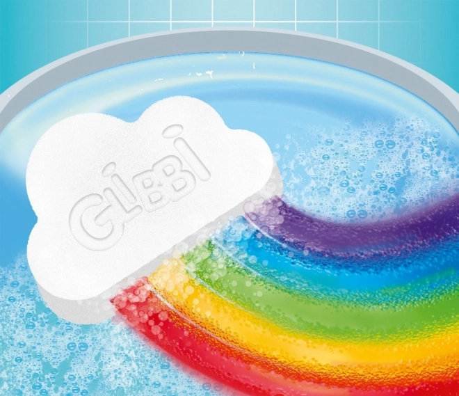 Bombe de bain effervescente arc-en-ciel