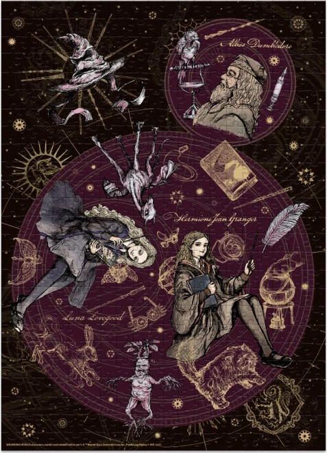 Puzzle Harry Potter : Dumbledore, Hermione et Luna 500 pièces