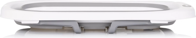 Baignoire pliante avec tapis de bain gris