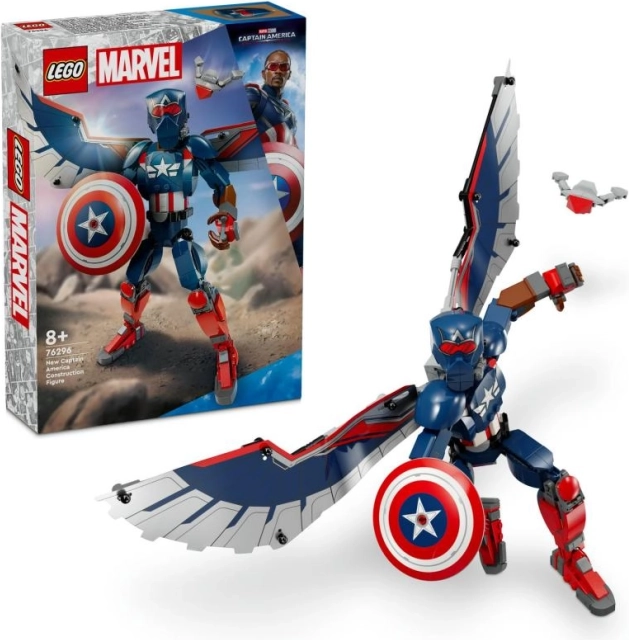 lego marvel figurine du nouveau captain america à construire 76296