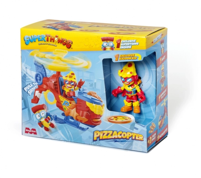 Pizzacoptère SuperThings avec lance-disques