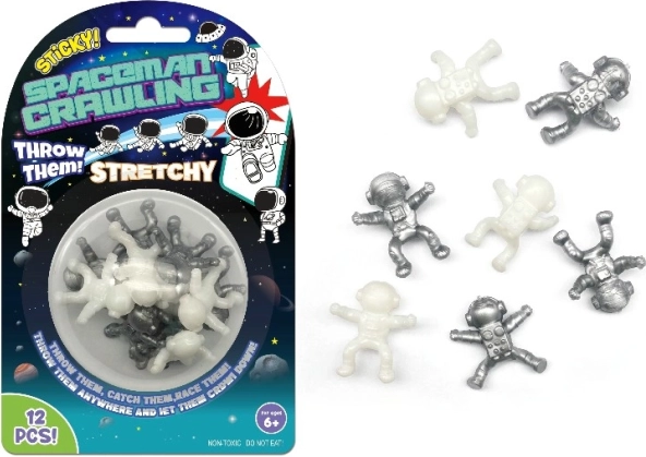 Astronautes adhésifs – lot de 12 pcs (3 cm)