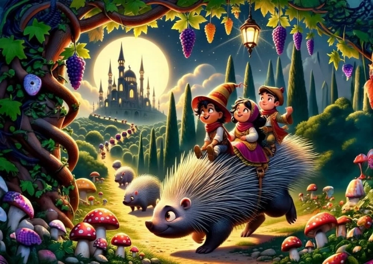 Puzzle Hérisson et ses amis 200 pièces