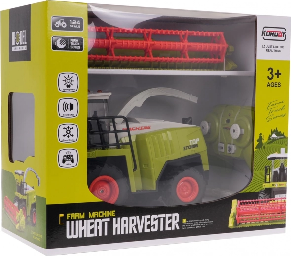 Lumières et sons comme une vraie moissonneuse-batteuse