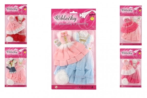 Vêtements avec accessoires pour poupées 2 pièces