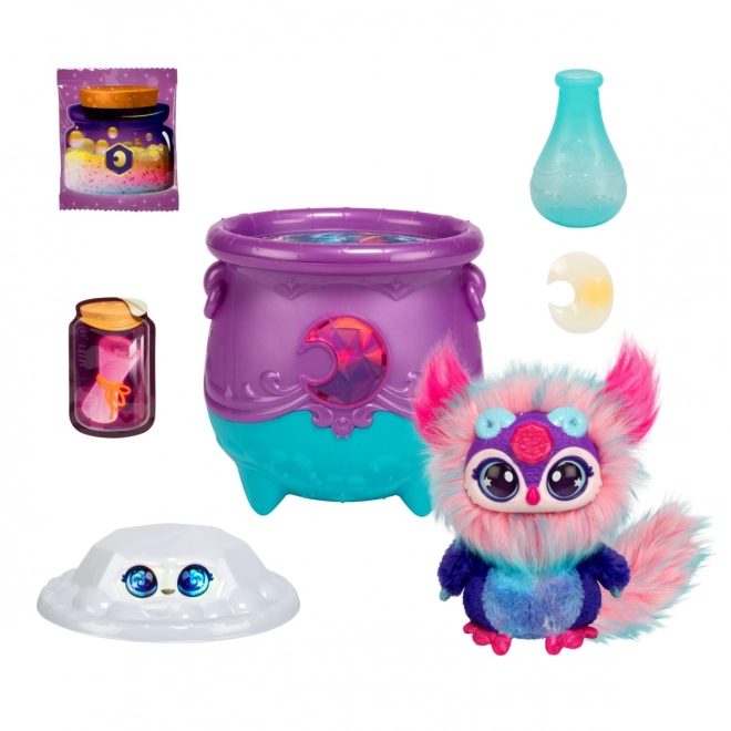 Magic Mixies Figurine Chaudron Gem Surprise, mix lunaire
