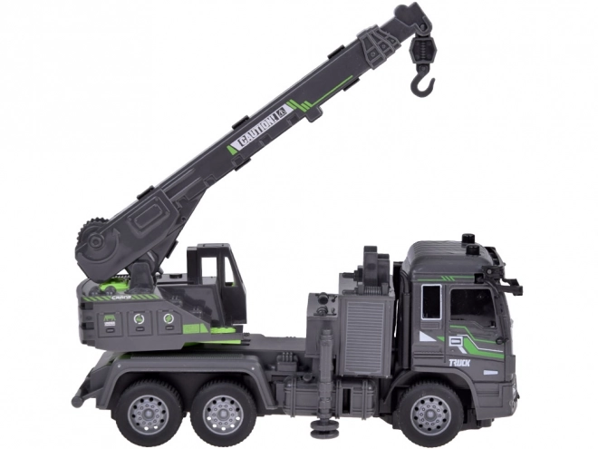 Camion de construction grue avec lumières LED