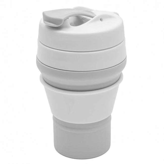Tasse pliable en silicone 350 ml 2 en 1 gris New Baby