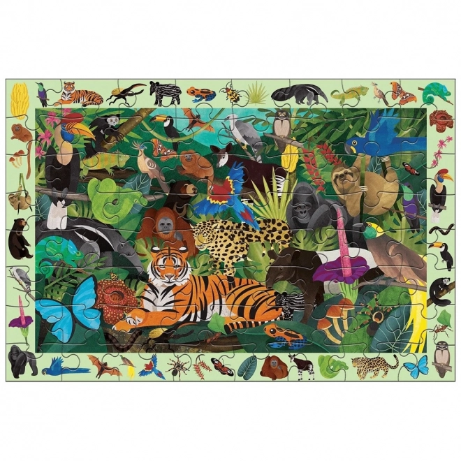 Puzzle Mudpuppy La Recherche dans la Jungle Pluviale