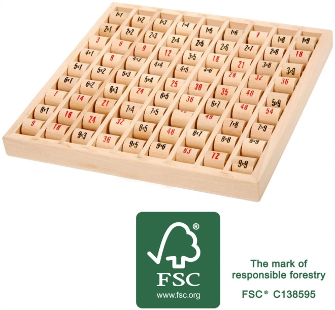 Small Foot Table de multiplication cylindrique