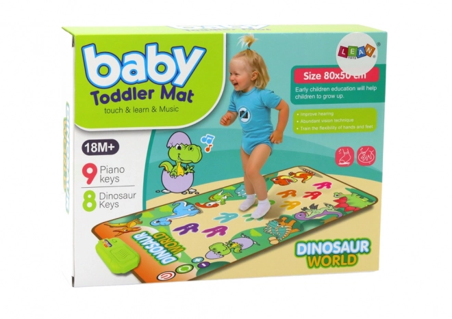 Tapis de danse éducatif Interactif dinosaures Lumières Sons