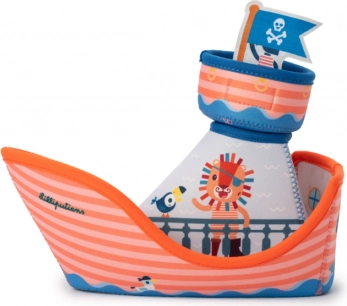 Design pirate ludique avec le lion Jack