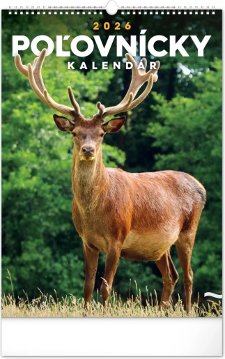 Calendrier mural Chasseur 2026