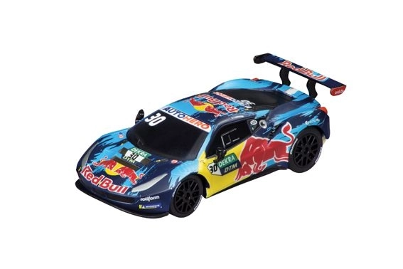 Auto Carrera GO!!! Ferrari 488 GT3 Red Bull plast 11cm sur carte