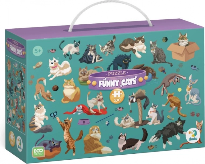 DODO Puzzle Chats Amusants 100 pièces