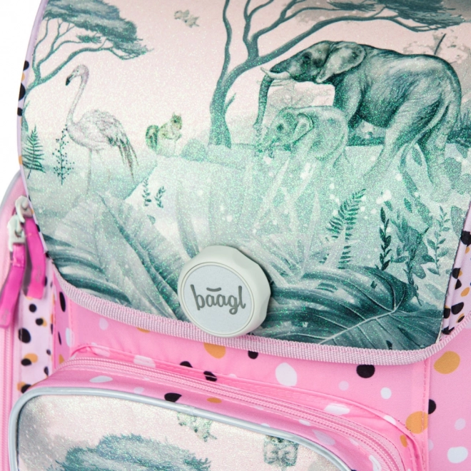 BAAGL SET 3 Ergo Safari : cartable, trousse, sac