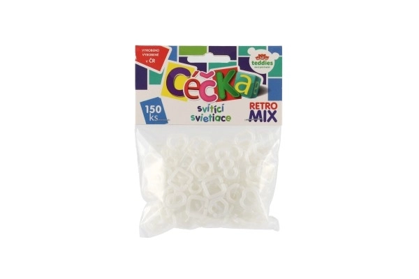 Céčka lumineux 150 pcs mix rétro en plastique dans un sac