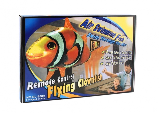 Poisson télécommandé R/C Clownfish Orange Ballon Volant