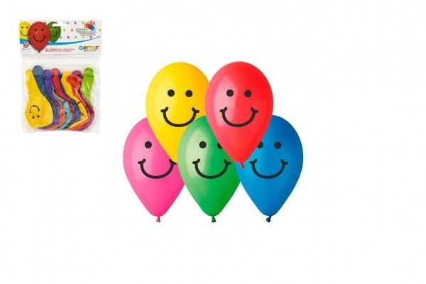 Ballons gonflables smileys - 10 pièces