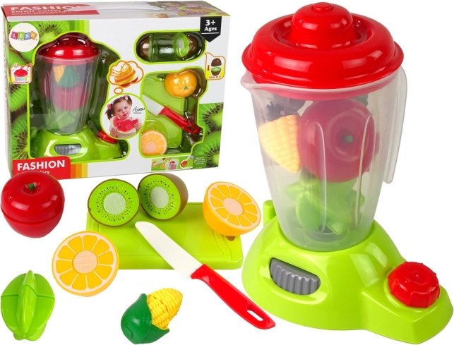Mixeur pour enfants avec fruits à scratch avec lumière et sons