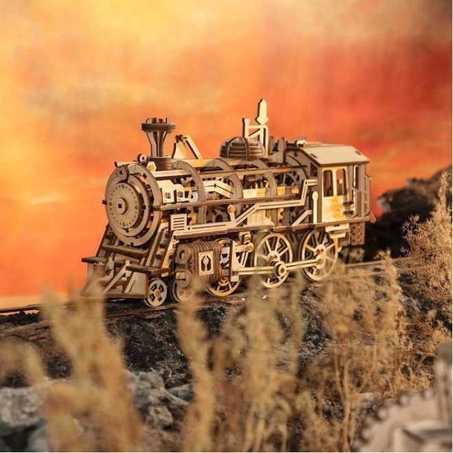 Locomotive - Kit de construction en bois 3D