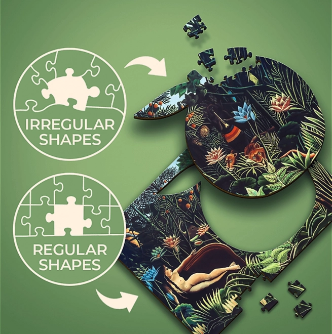 Puzzle en bois Art : Henri Rousseau - Rêve 200 pièces