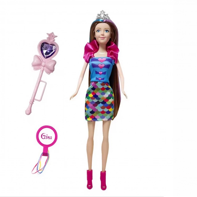 WOOPIE Ensemble de 4 Princesses Magiques - Coffret de Poupées 4 en 1 avec Accessoires