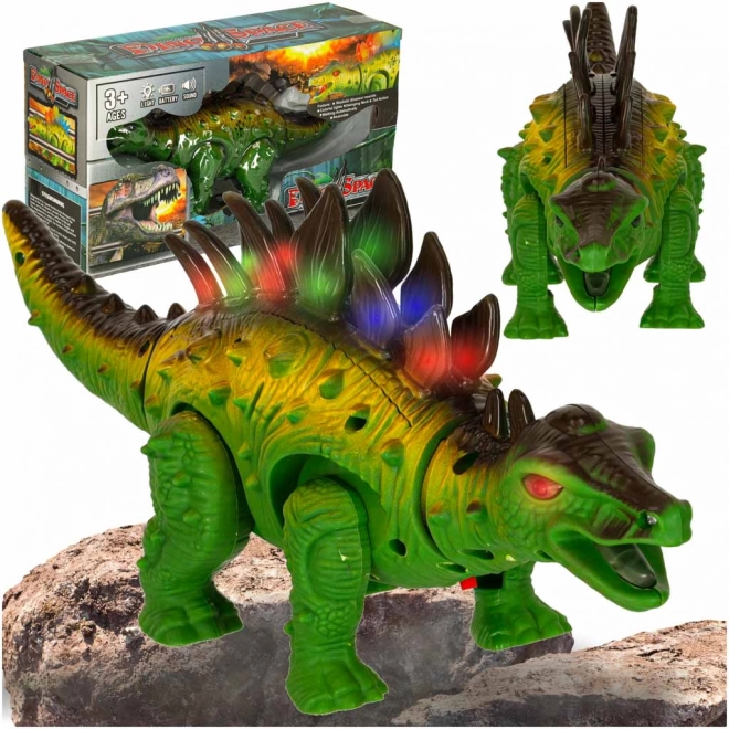 Jouet interactif Dino Stégosaure à piles