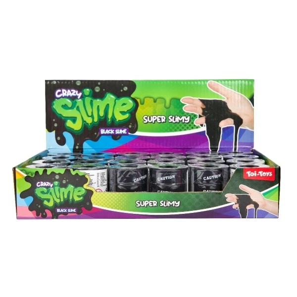 Sliz - substance dans un baril 5cm noir 24pcs dans une boîte