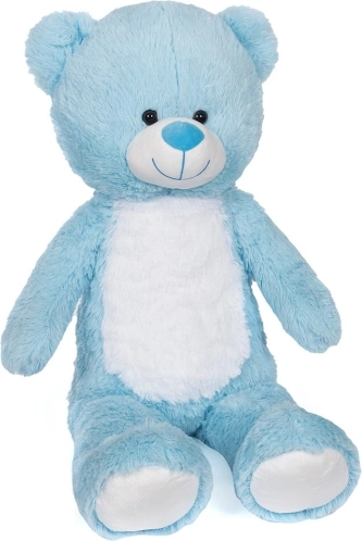 Ours en peluche bleu 80 cm