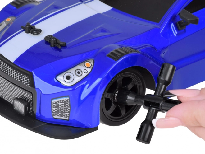 Voiture RC de course Drift avec effet de fumée et éclairage LED