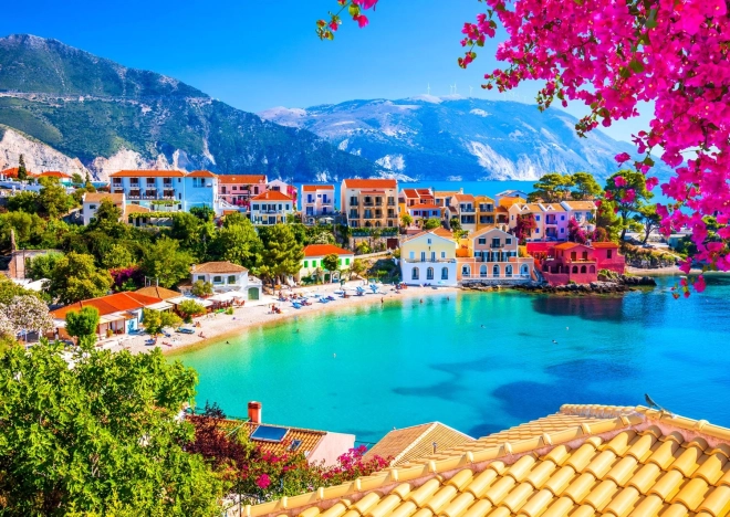 Puzzle Enjoy Village d’Assos à Céphalonie, Grèce – 1000 pièces