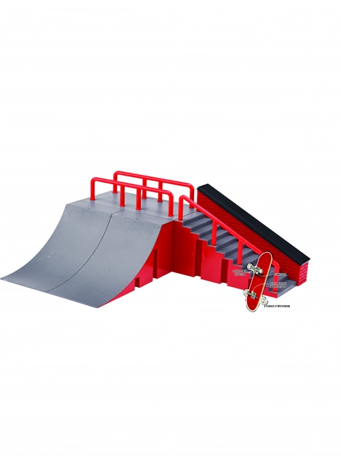 Ensemble de fingerboard avec rampe et escaliers 28,5x20,5x10,5 cm