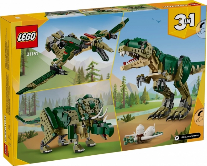 LEGO Creator 3 en 1 31151 Tyrannosaure
