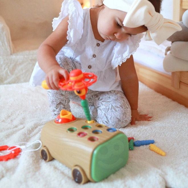 Jouet en bois WOOPIE pour enfants - marteau et jeu magnétique
